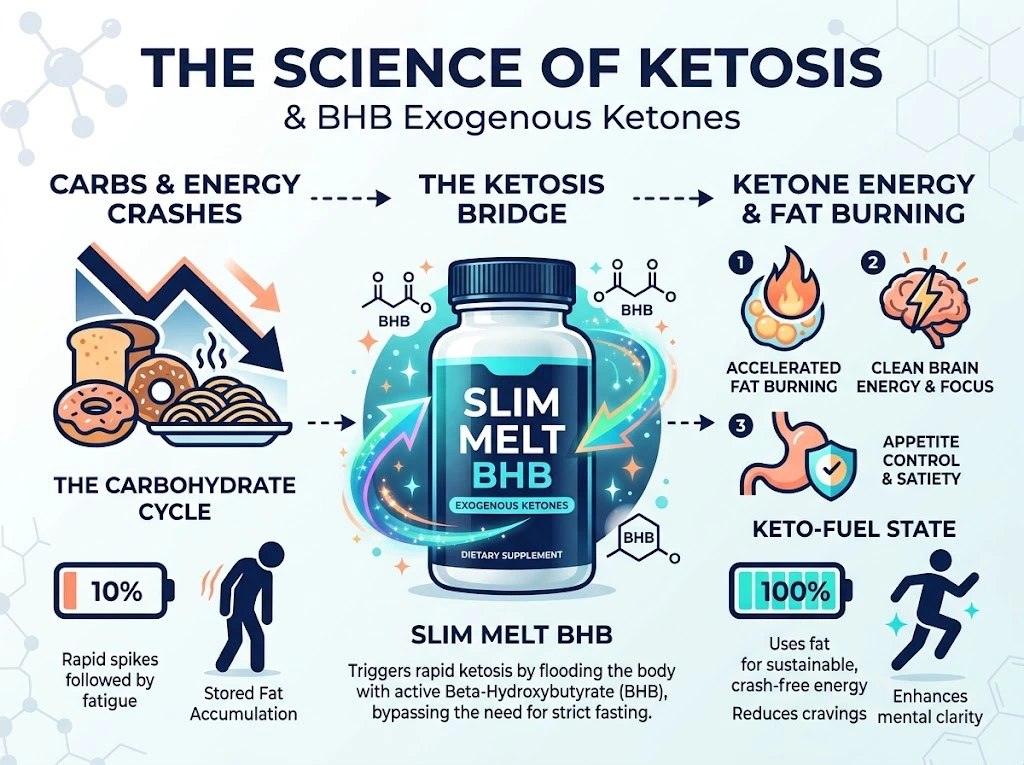 The Science of Ketosis and BHB Exogenous Ketones Infographic